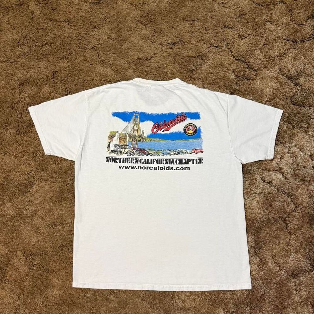 Northern California Oldsmobile Car Club T-Shirt White Large